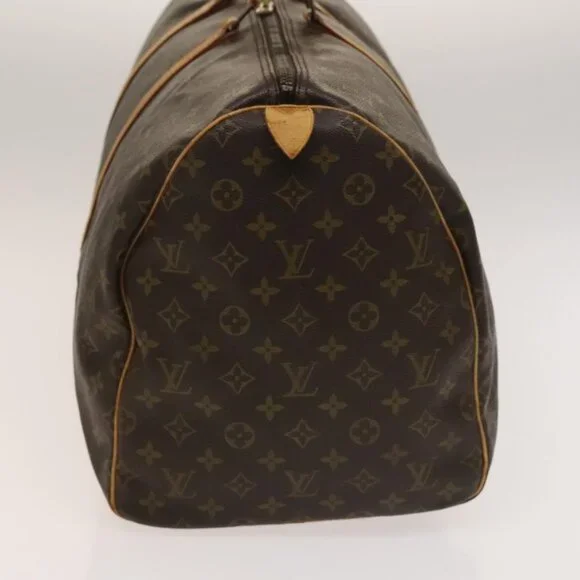 LOUIS VUITTON Monogram Keepall 55 Boston Bag M41424 LV Auth 136945 - Picture 5 of 16